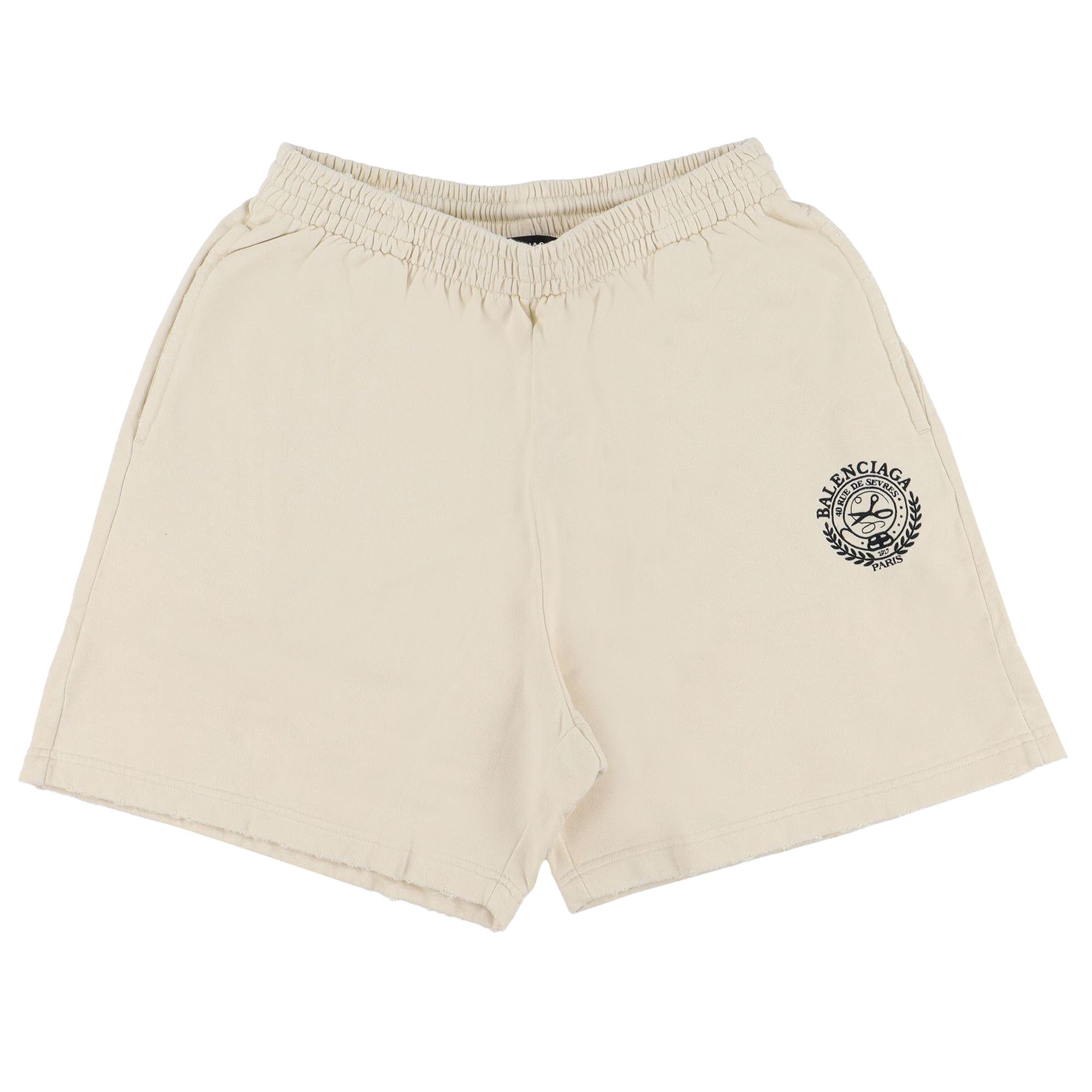 Pre-owned Balenciaga Sweatshorts 'cream/black' | Men's Size Xs
