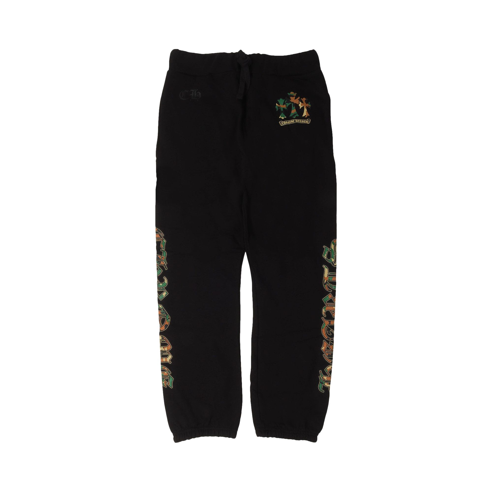 Pre-owned Chrome Hearts Camo Triple Cross Sweatpants 'black' | Men's Size M