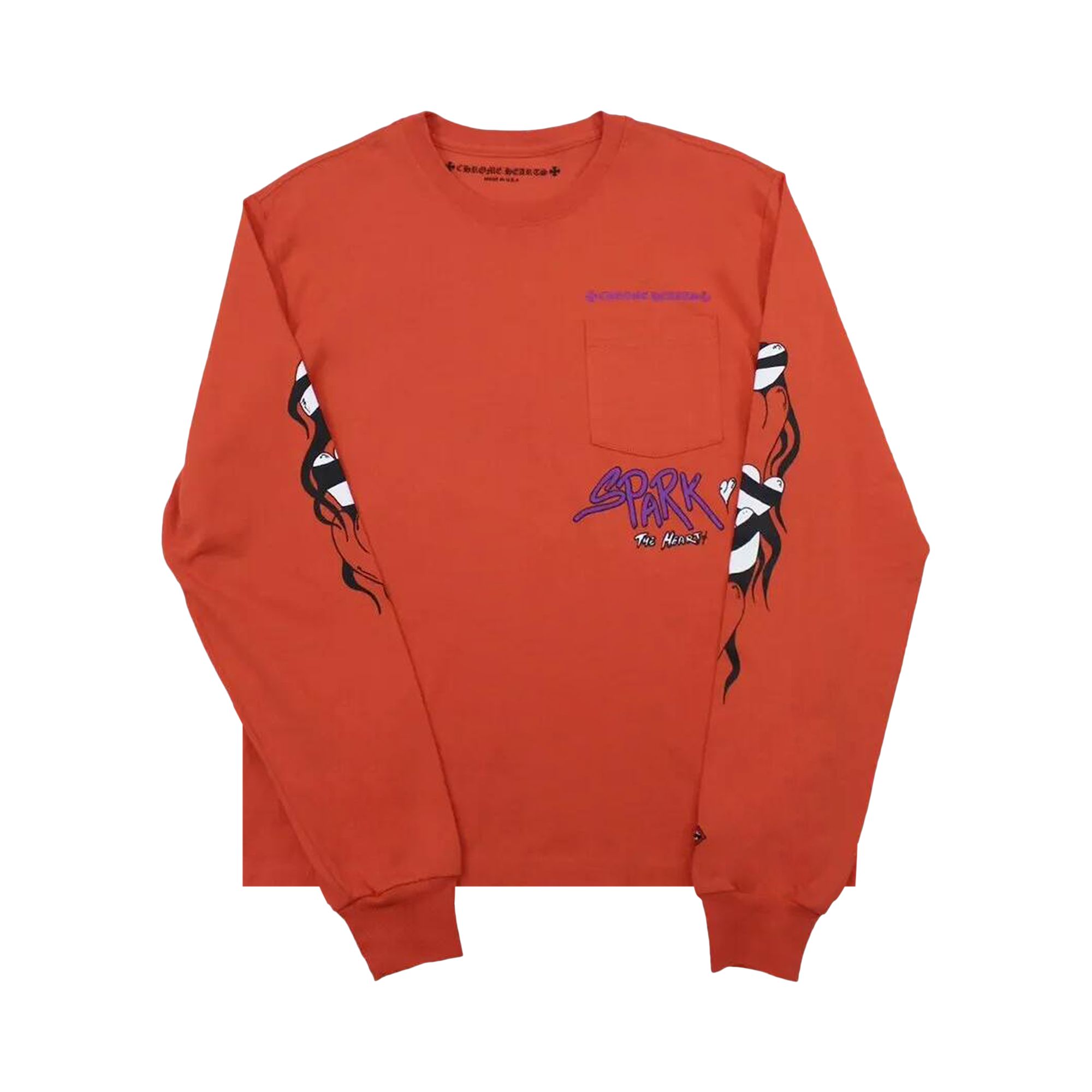 Chrome Hearts Matty Boy Sadistic Lipstick Long-Sleeve 'Red' | Men's Size XL