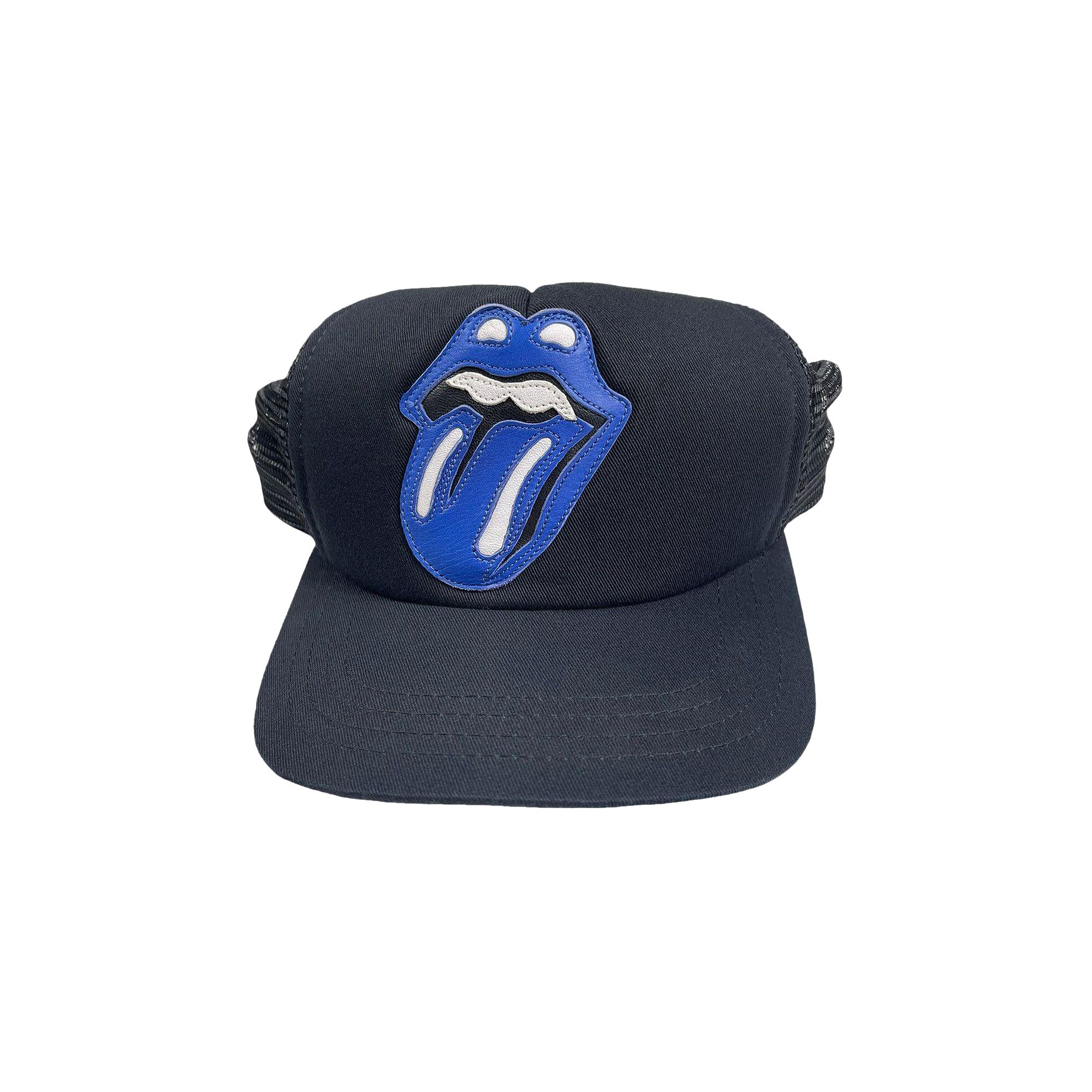 Pre-owned Chrome Hearts London Exclusive The Rolling Stones Trucker Hat 'black/blue' | Men's Size Onesize