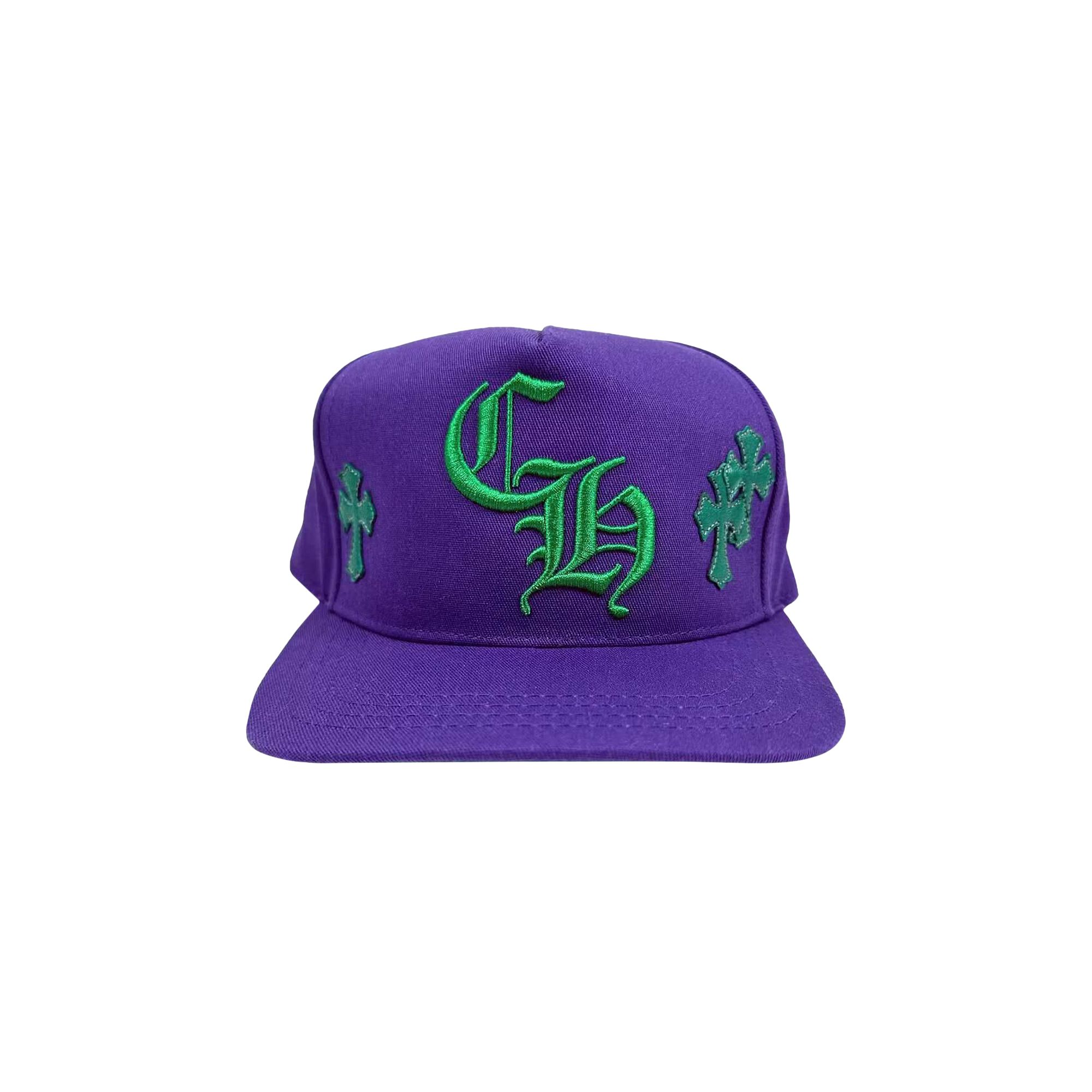Chrome Hearts Cross Patch Trucker Hat 'Purple/Green' | Men's Size Onesize