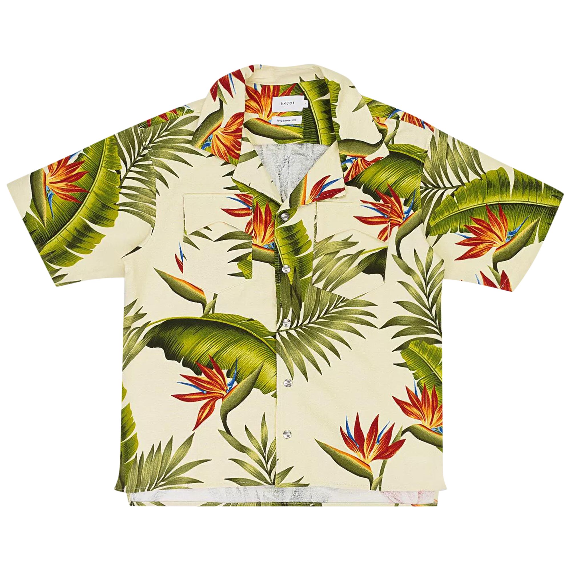 Pre-owned Rhude Multi Snap Button Down Shirt 'multicolor' In Multi-color