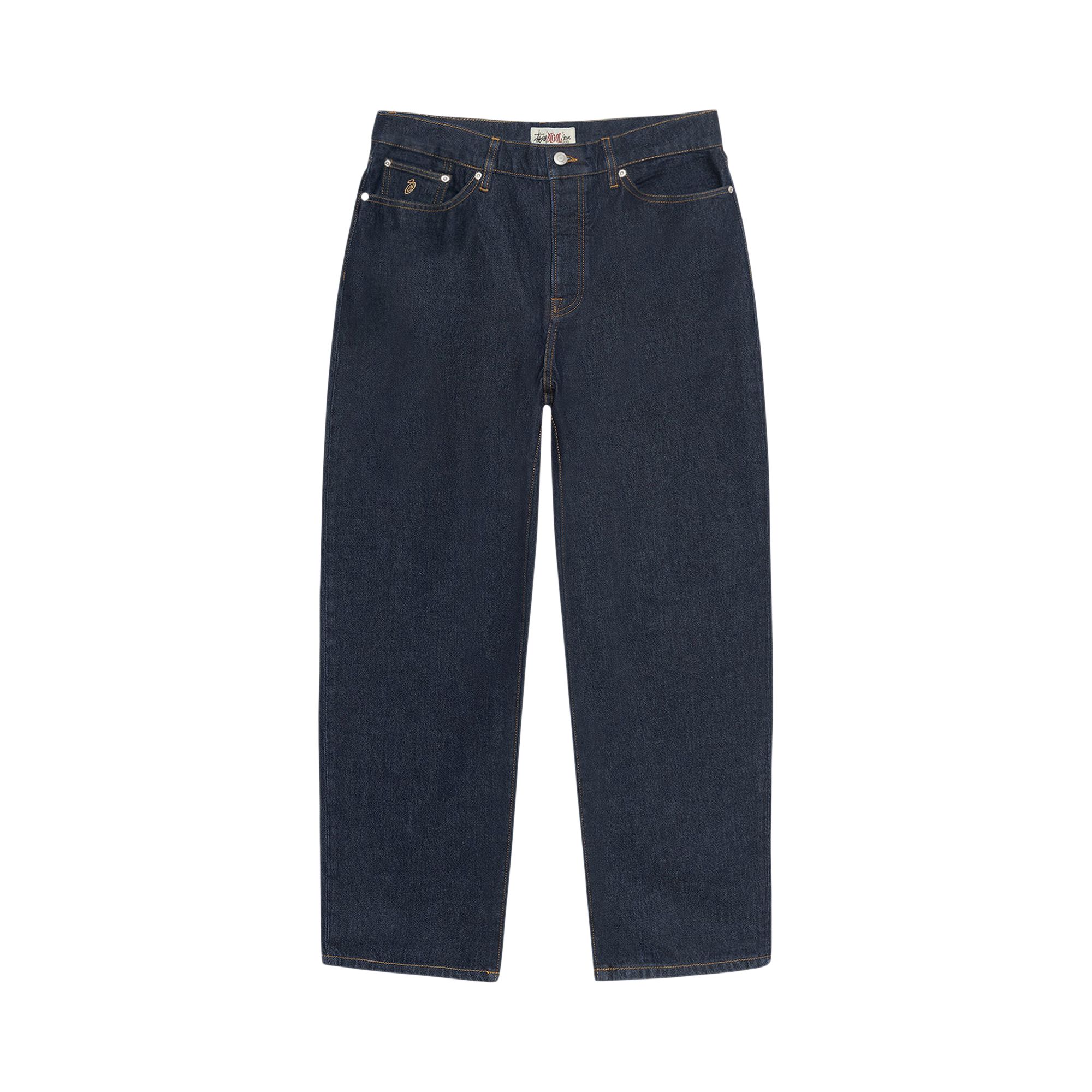 Pre-owned Stussy Big Ol' Denim Jean 'rinsed Indigo' | Blue | Men's Size 29