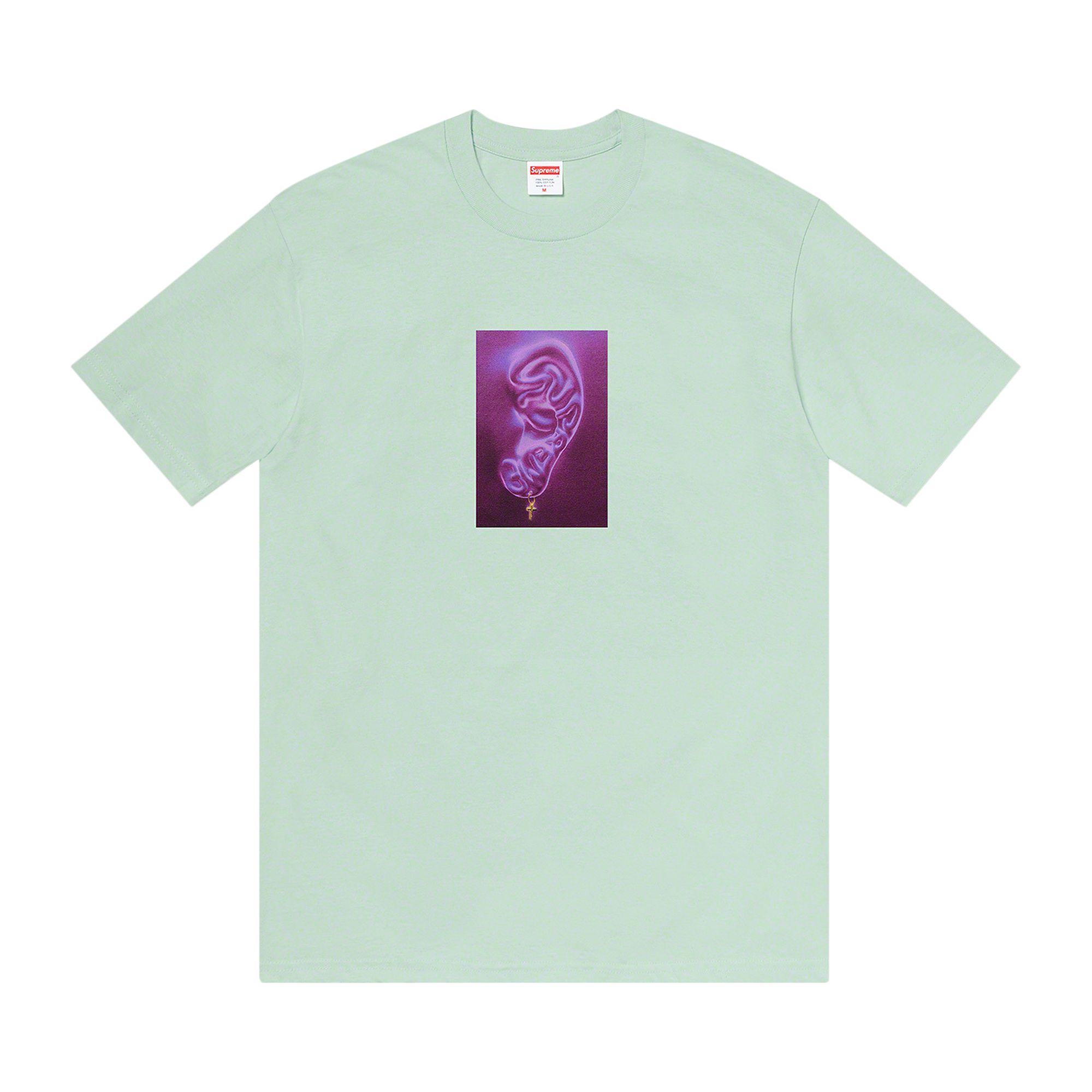 Supreme Ear Tee 'Pale Aqua' | Blue | Men's Size S