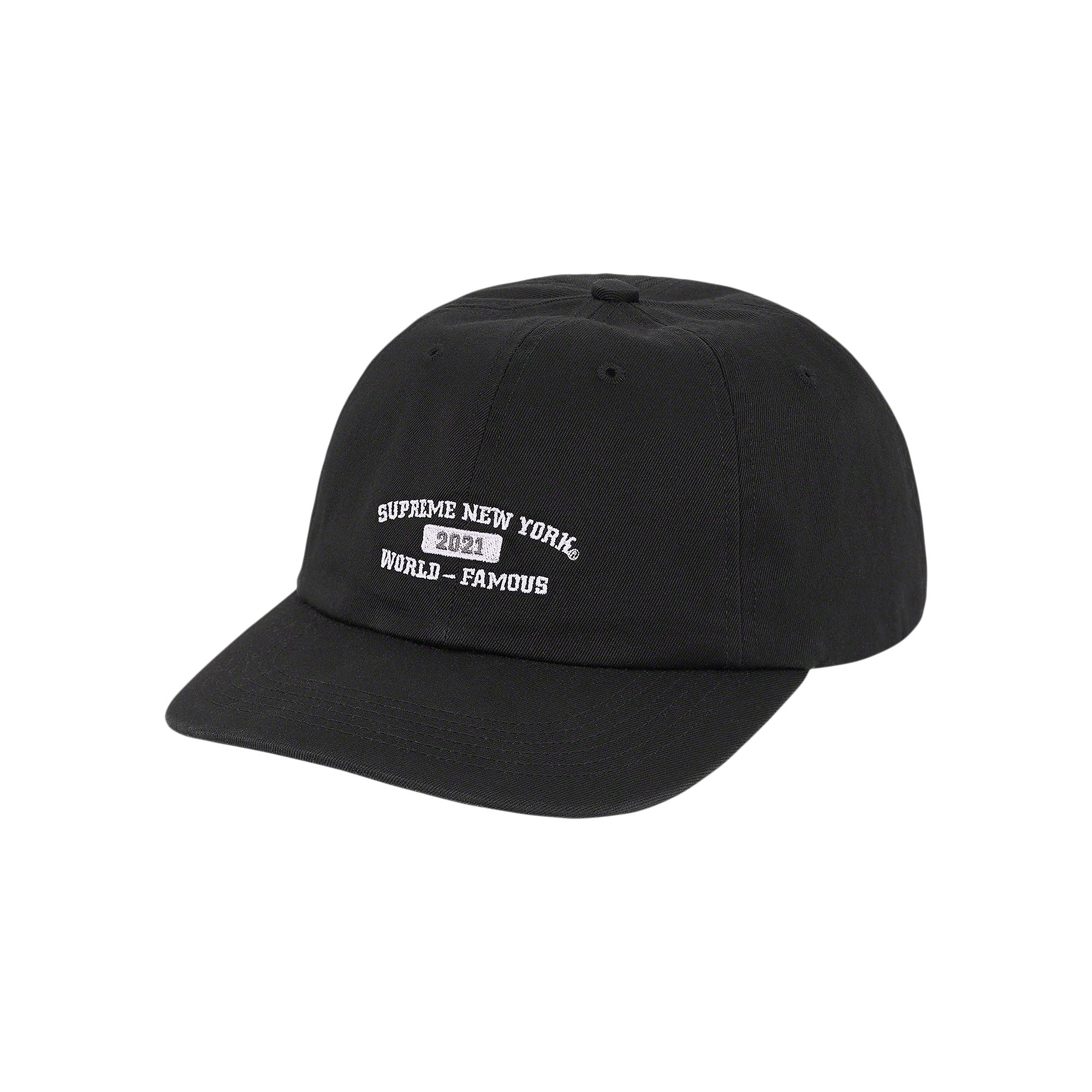 Pre-owned Supreme World Famous 6-panel 'black' | Men's Size Onesize