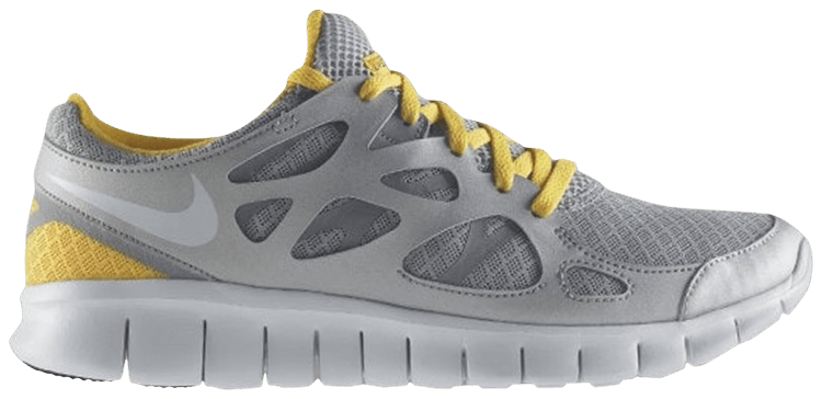 Nike Livestrong x Wmns Free Run 2 LAF Metallic Silver Varsity Maize