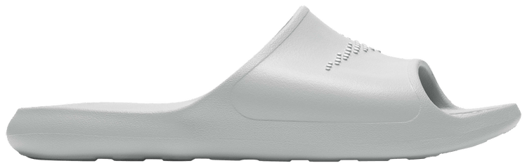 Nike Victori One Slide Polka Swoosh   Light Smoke Grey