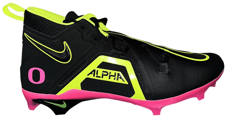 Nike Alpha Menace Pro 3 SMU Oregon   Breast Cancer Awareness PE