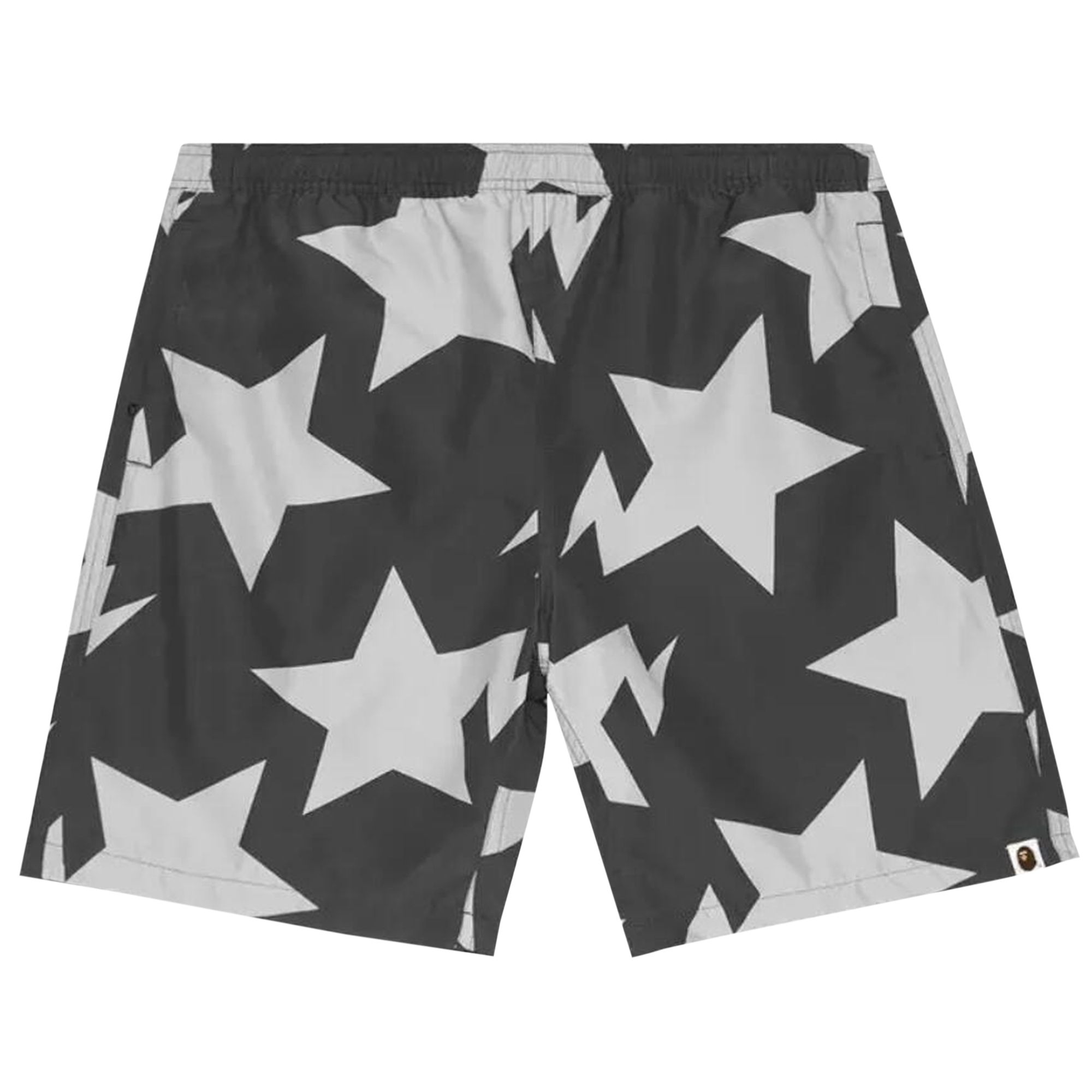BAPE Sta Pattern Beach Shorts 'Black' | Men's Size S