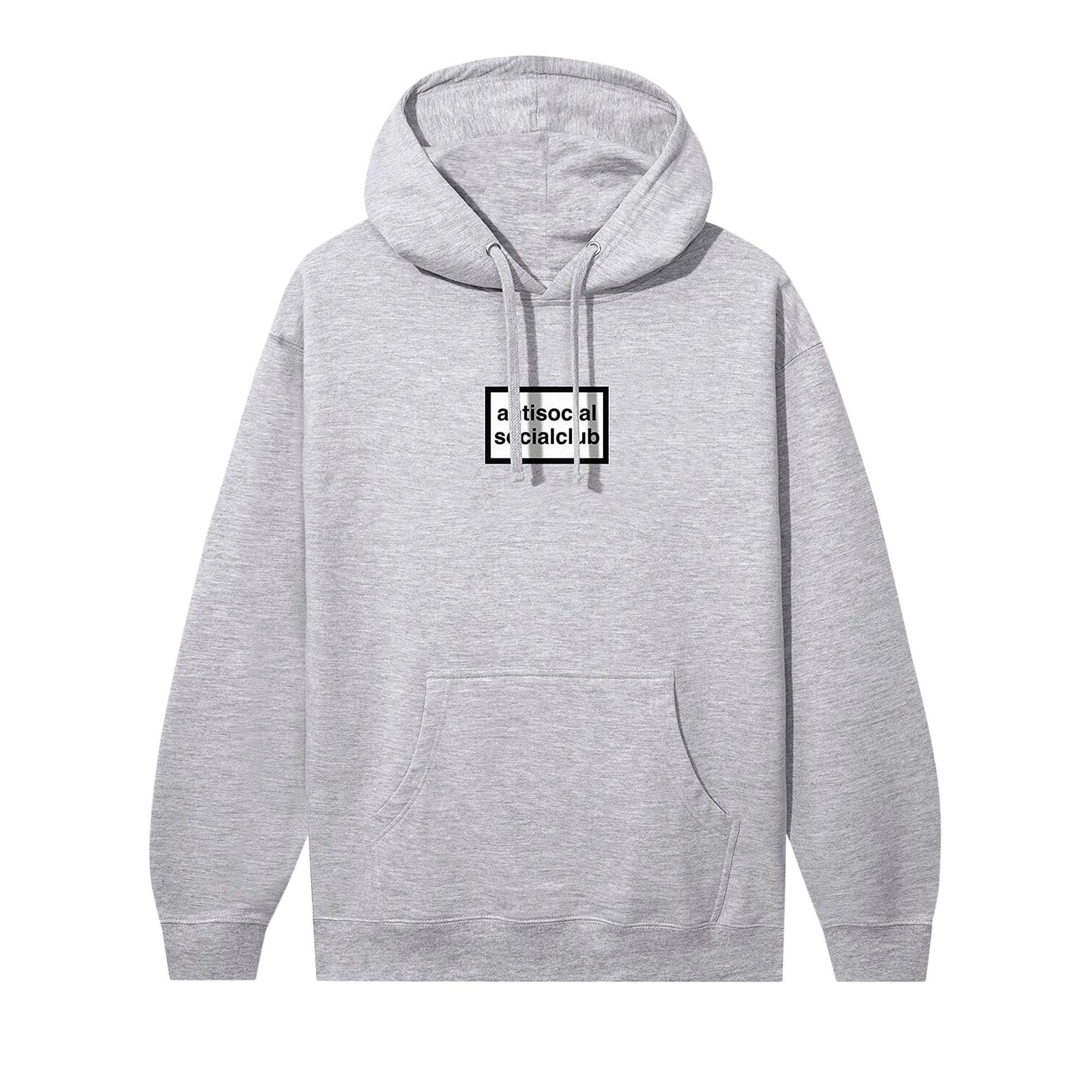 Pre-owned Anti Social Social Club Bullseye Hoodie 'grey Heather' | Men's Size Xl