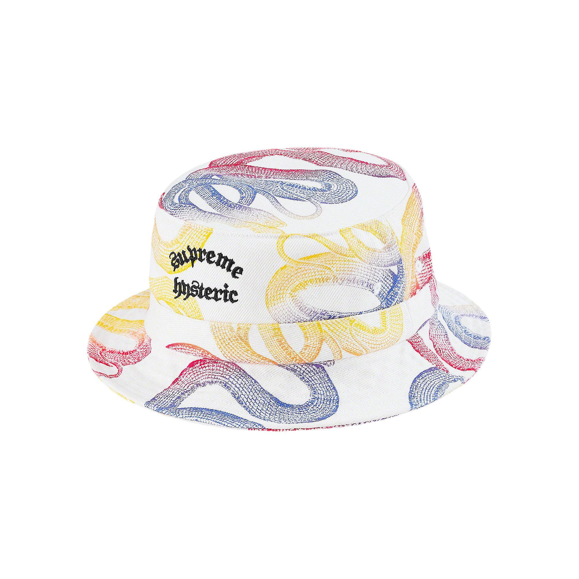 Supreme x Hysteric Glamour Snake Denim Crusher 'White' | Men's Size M/L