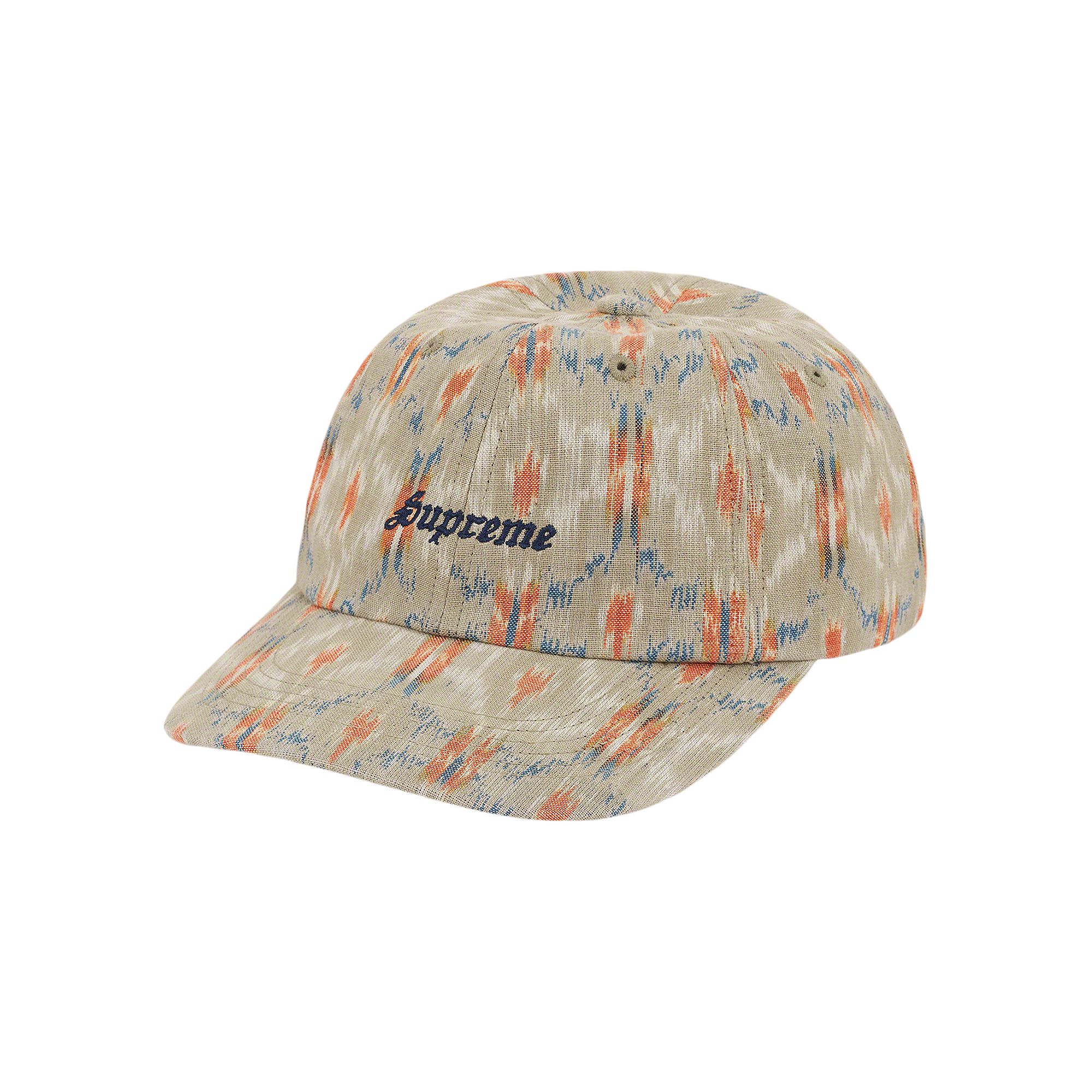 Pre-owned Supreme Ikat 6-panel 'tan'