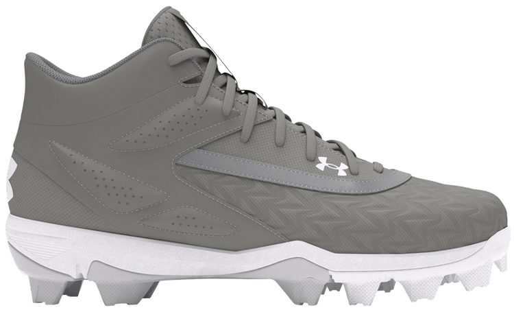 Under Armour Leadoff Mid RM 30 Jr Baseball Grey