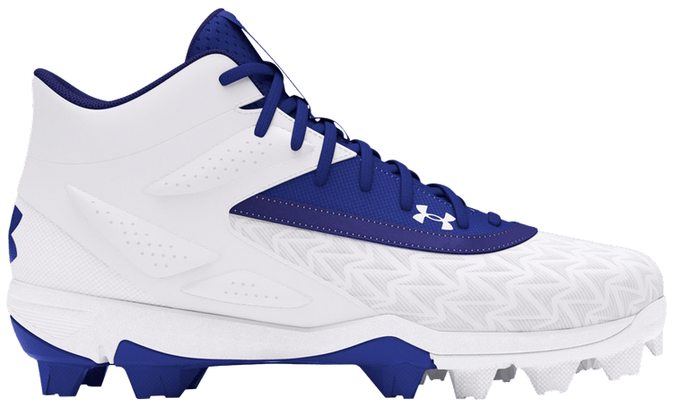 Under Armour Leadoff Mid RM 30 Jr Royal White