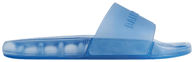 【 BALENCIAGA 】 Pool Transparent Slide サンダル Buy Balenciaga Pool Slide 'Blue Transparent' - 785475 W2DZ1