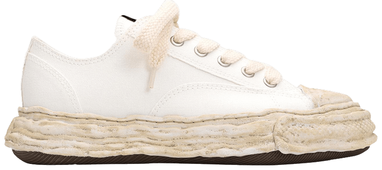 Maison Mihara Yasuhiro Peterson 23 OG Dyed Sole Canvas Low White