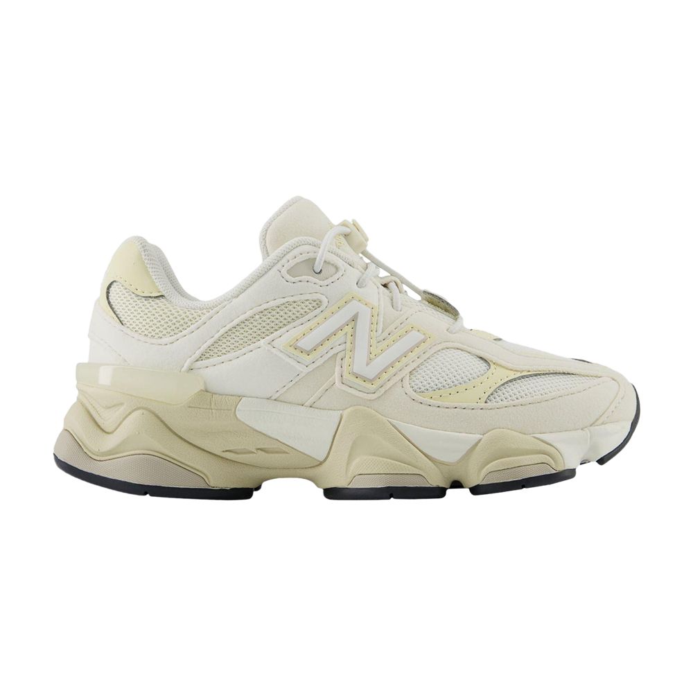 Pre-owned New Balance 9060 Little Kid 'sea Salt Linen' | Cream | Kid's Size 12 In White