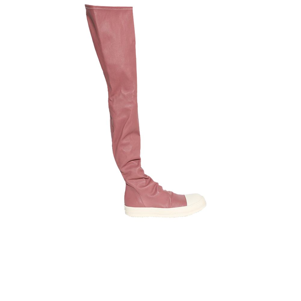 Pre-owned Rick Owens Wmns Porterville Knee High Stocking Sneaker 'thulian' | Pink | Women's Size 36