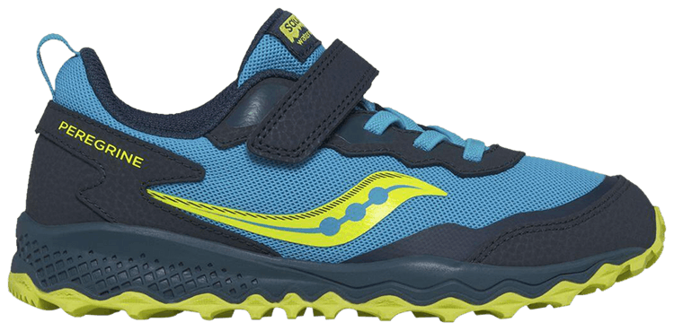 Saucony Peregrine KDZ AC Big Kid Navy Citron