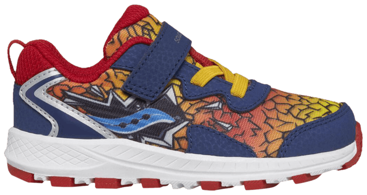Saucony Flash 30 AC Little Kid Blue Red Yellow