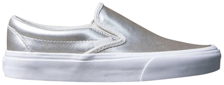 Vans Classic Slip On Metallic Silver