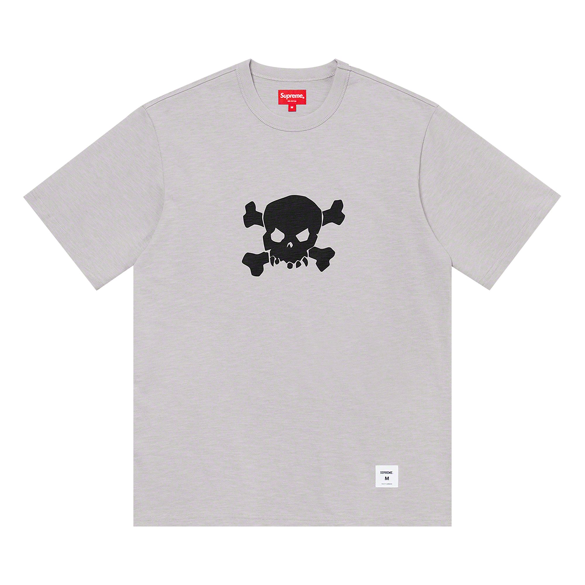 SUPREME SUPREME SKULL SHORT-SLEEVE TOP 'GREY'