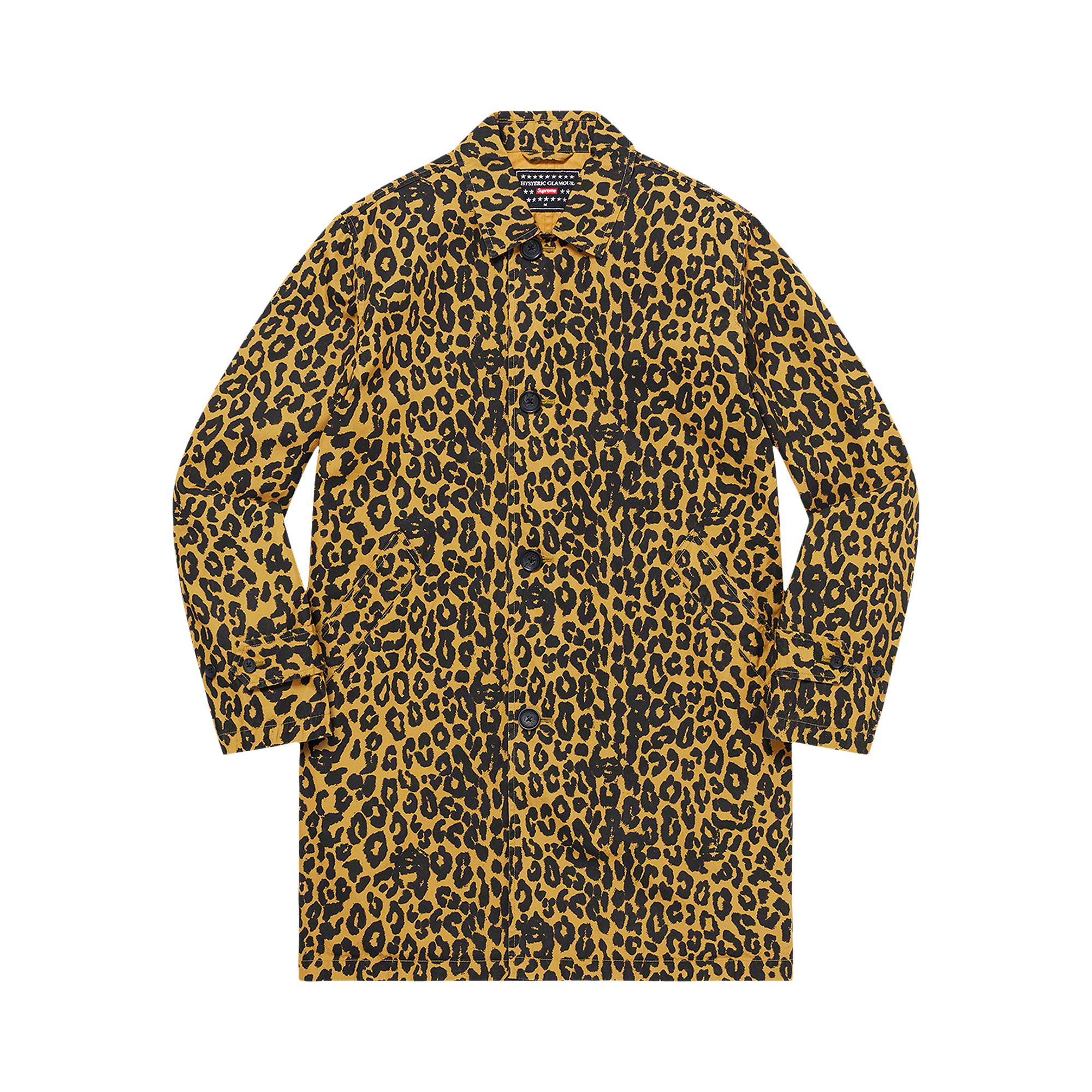 Pre-owned Supreme X Hysteric Glamour Leopard Trench 'tan' | Men's Size Xl In Brown