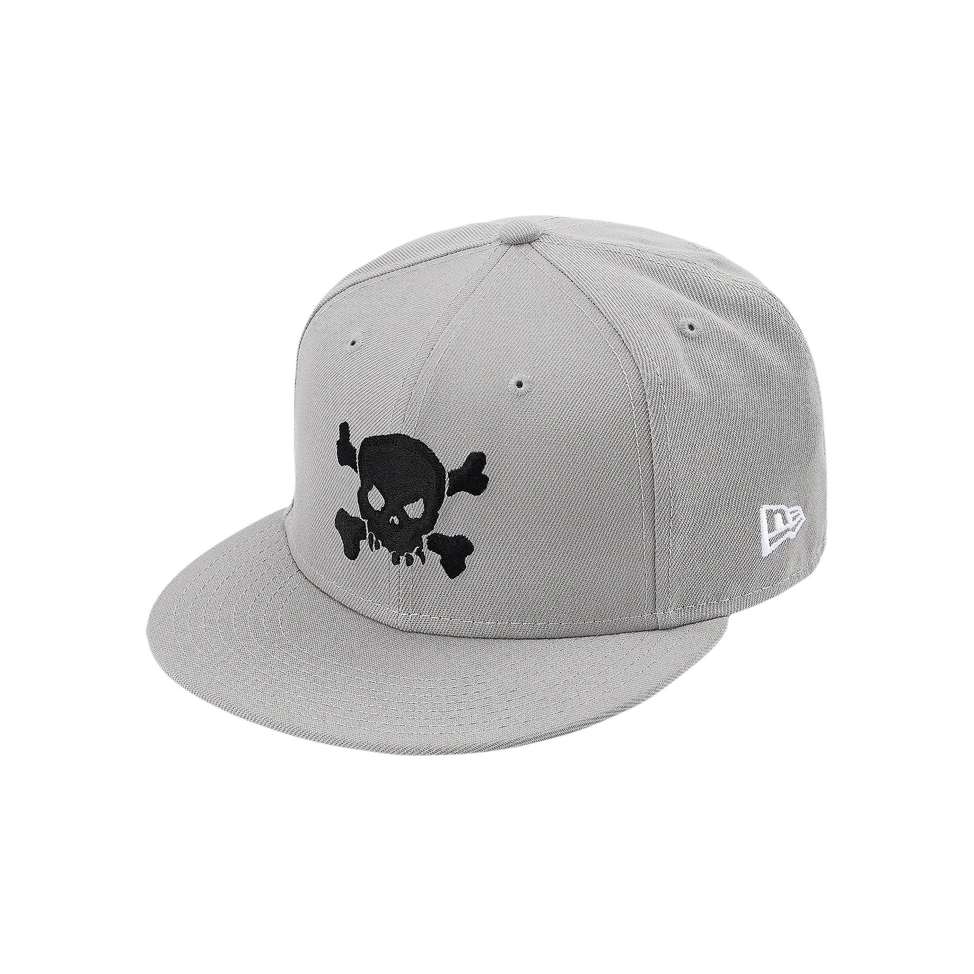 Pre-owned Supreme X New Era Skull Hat 'grey' | Men's Size 8