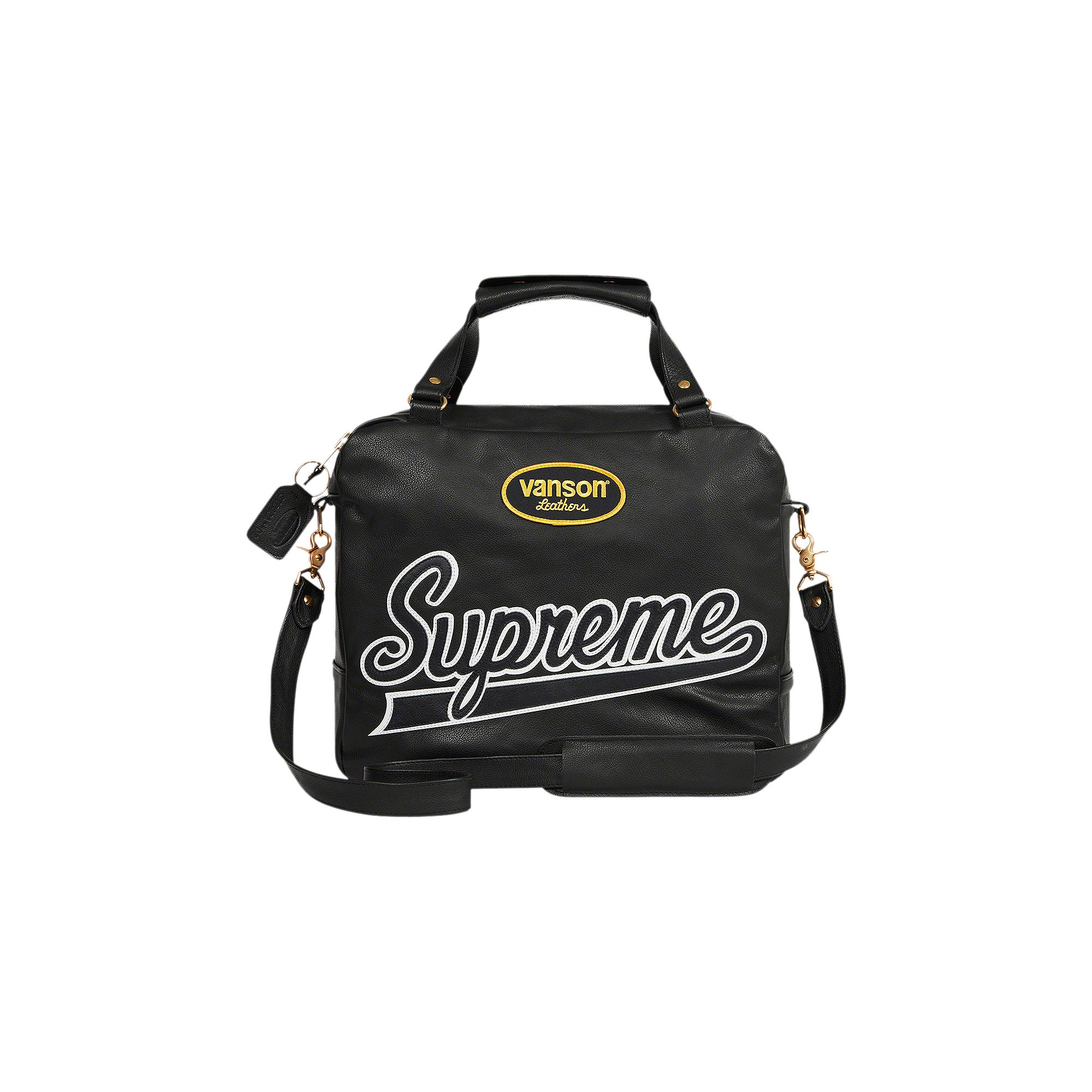 Pre-owned Supreme X Vanson Leathers Spider Web Bag 'black'