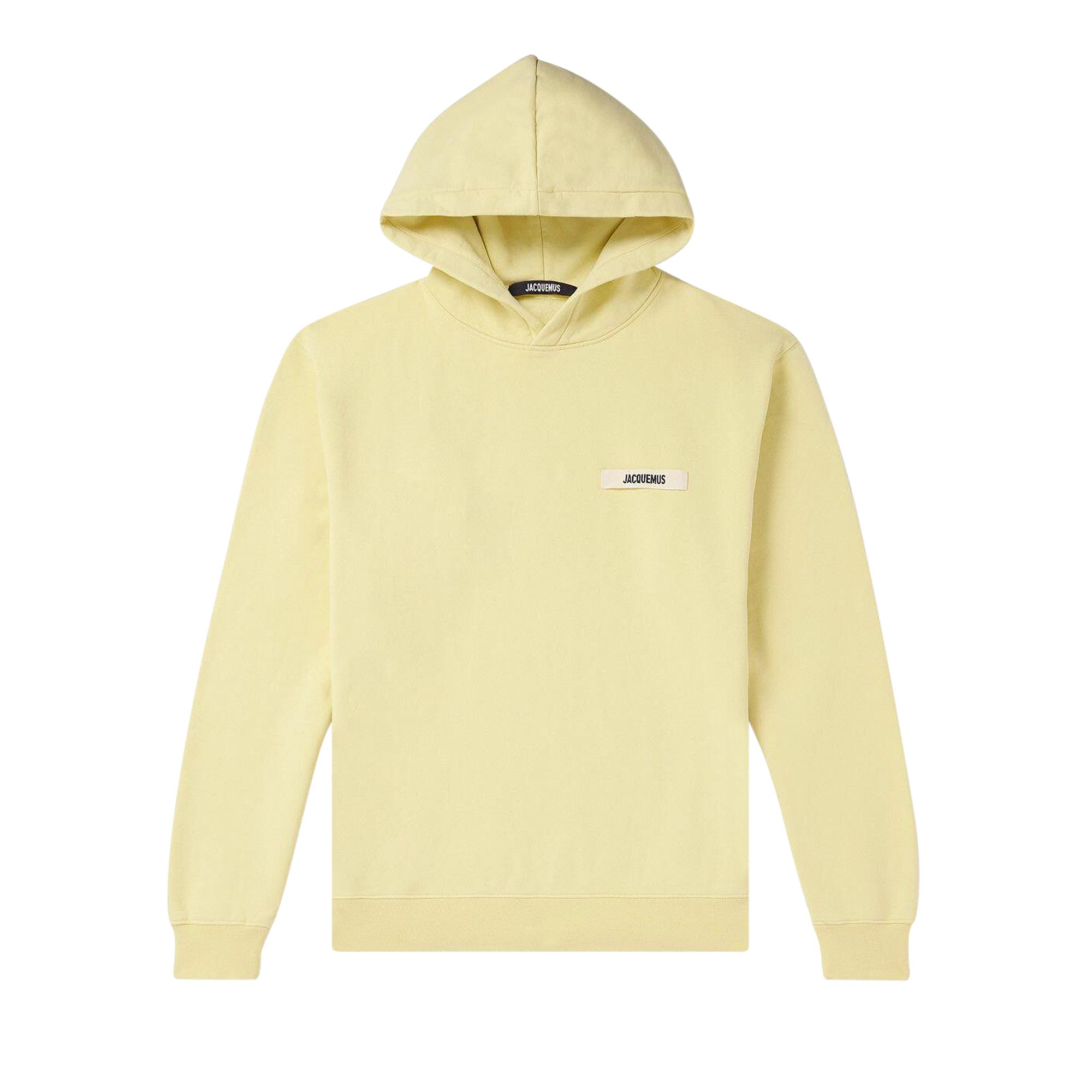 Jacquemus Le Gros Grain Hoodie 'Light Yellow' | Men's Size L