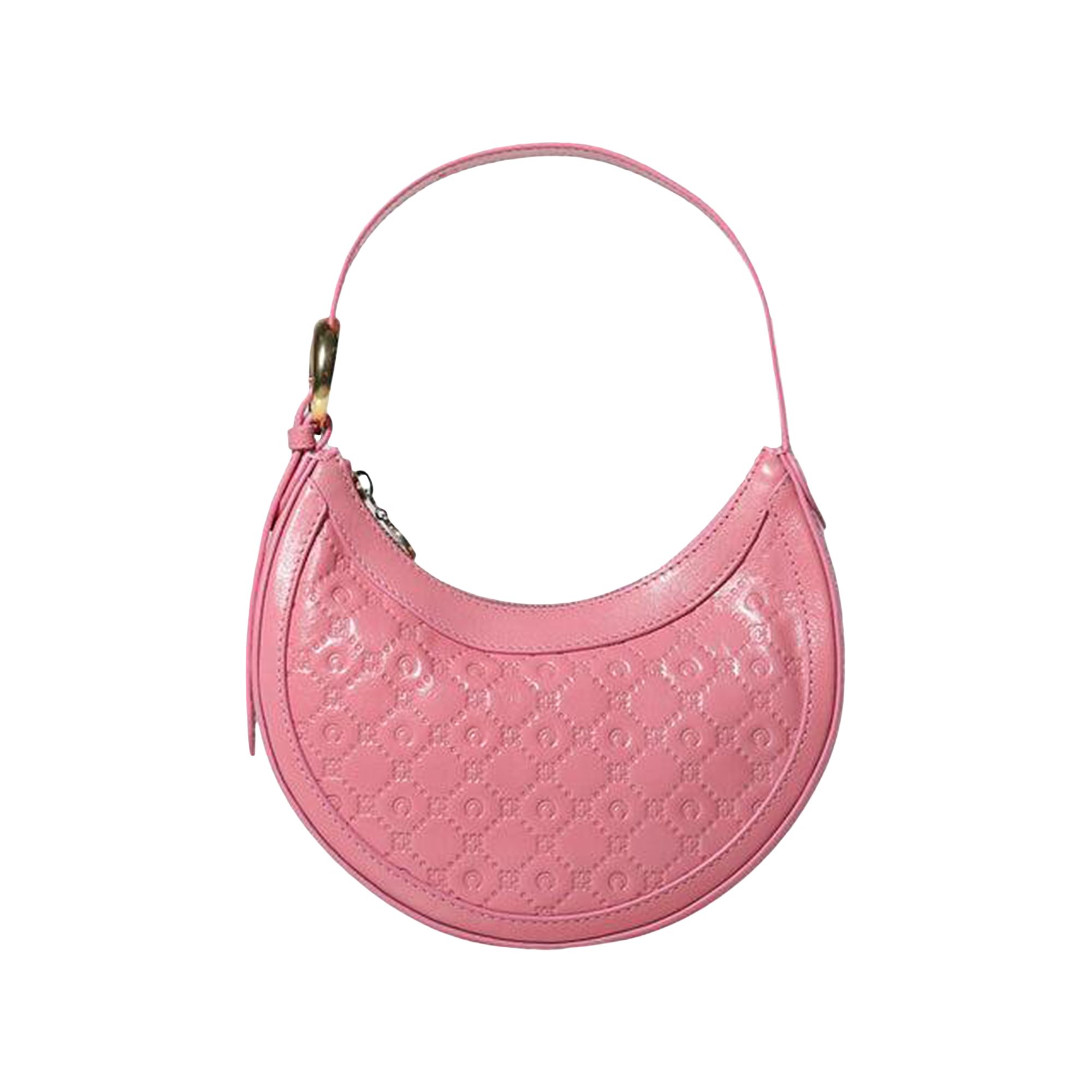 Marine Serre Embossed Leather Eclips Mini Bag 'White' | Women's Size Onesize