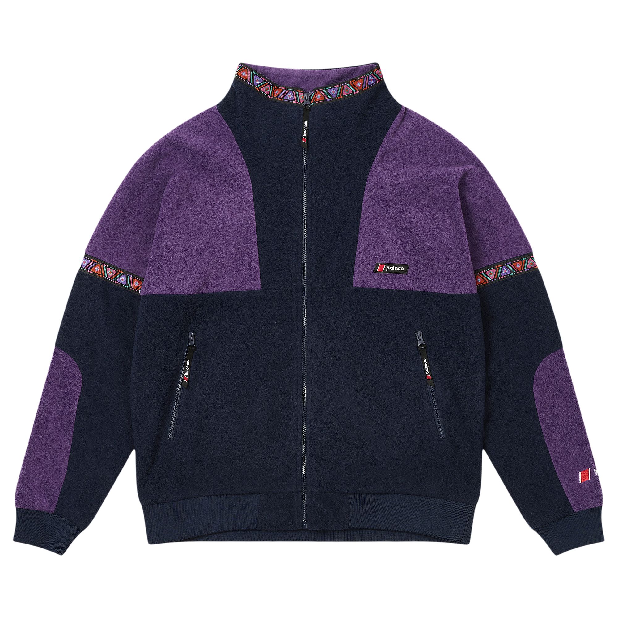 Pre-owned Palace Berghaus Fleece 'petrol/purple' | Multi-color | Men's Size L