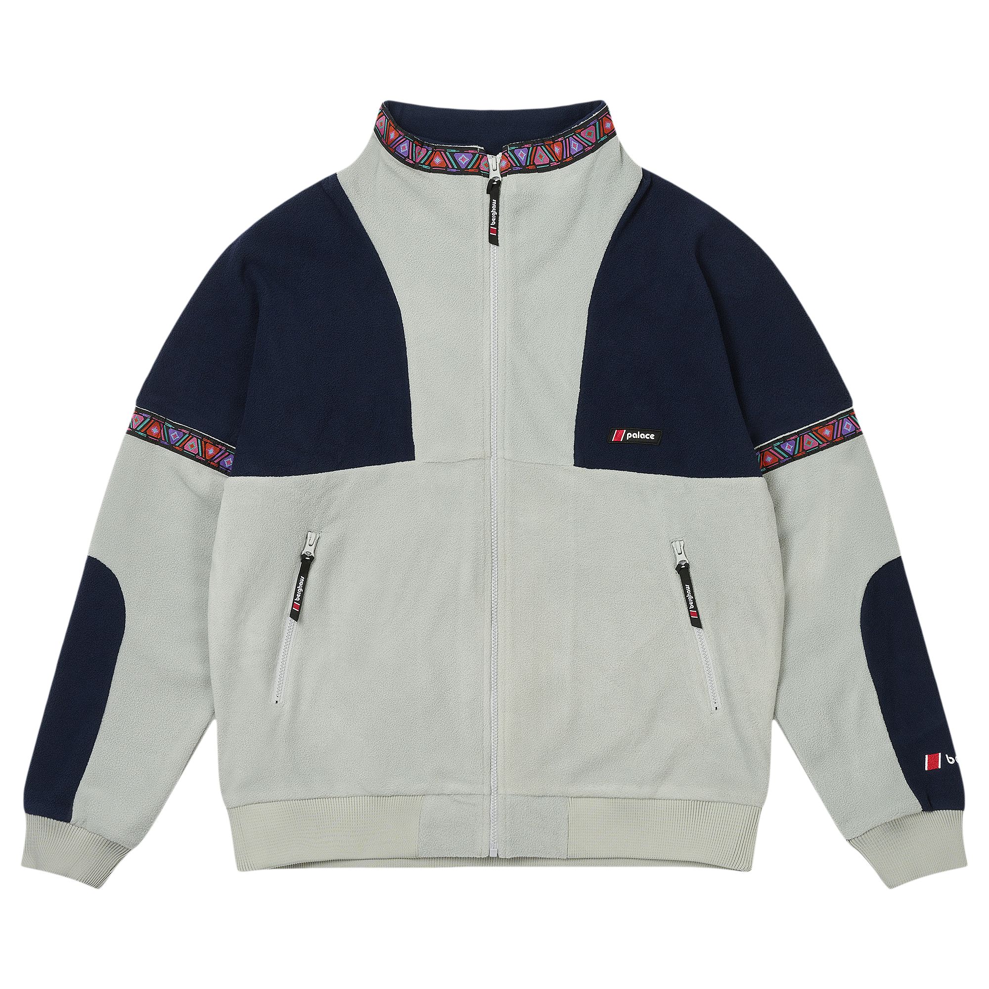 Pre-owned Palace Berghaus Fleece 'grey/purple'