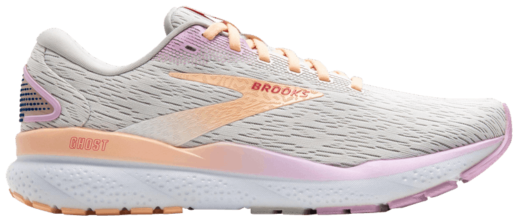 Brooks Wmns Ghost 16 White Grey Orchid