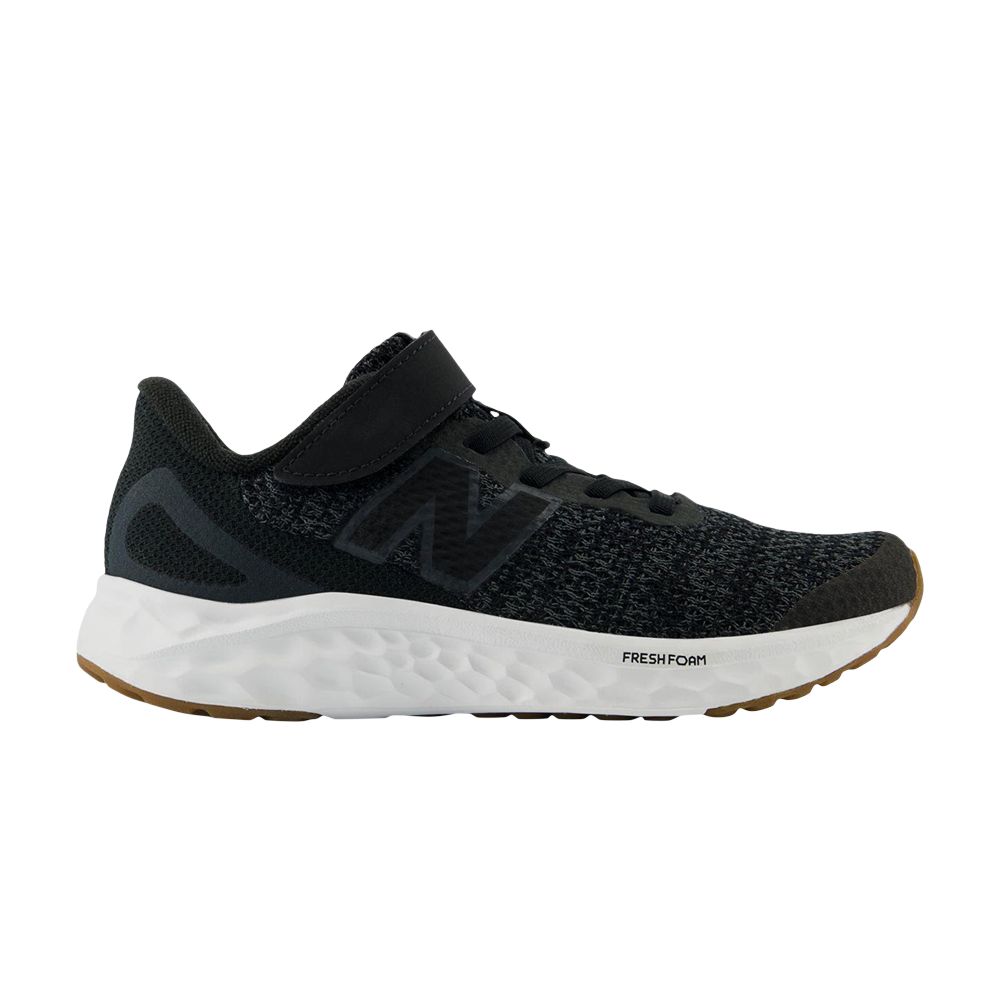 Pre-owned New Balance Fresh Foam Arishi V4 Bungee Lace Top Strap Little Kid 'black Phantom' | Kid's Size 13.5