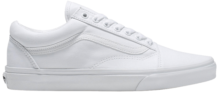 Vans Old Skool Wide Canvas   True White