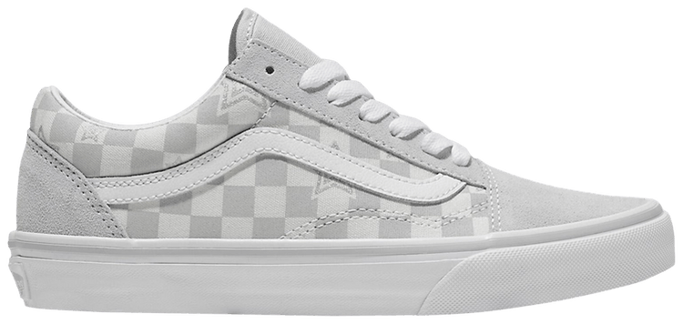 Old Skool Checkerboard   Stars Grey