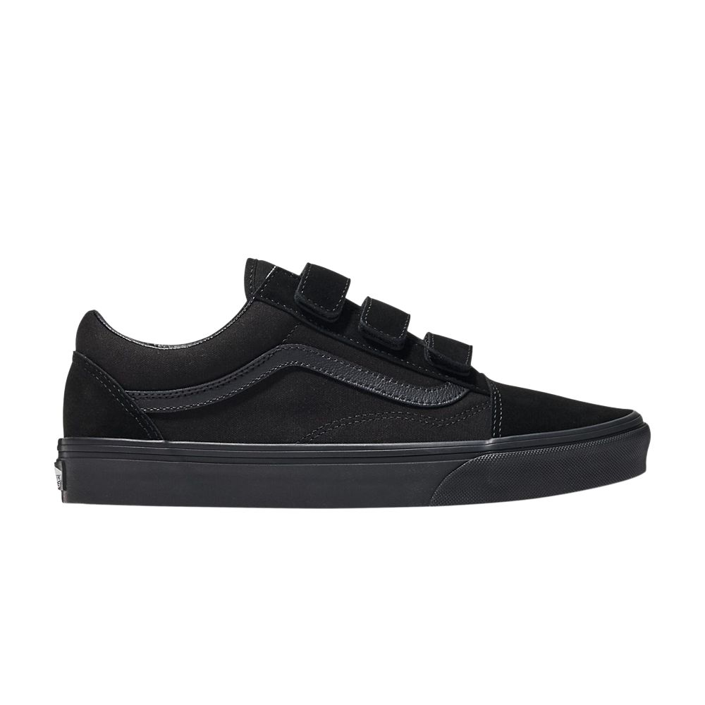 Vans Old Skool Velcro 'Triple Black' | Men's Size 7 - VN0A3D29D5E