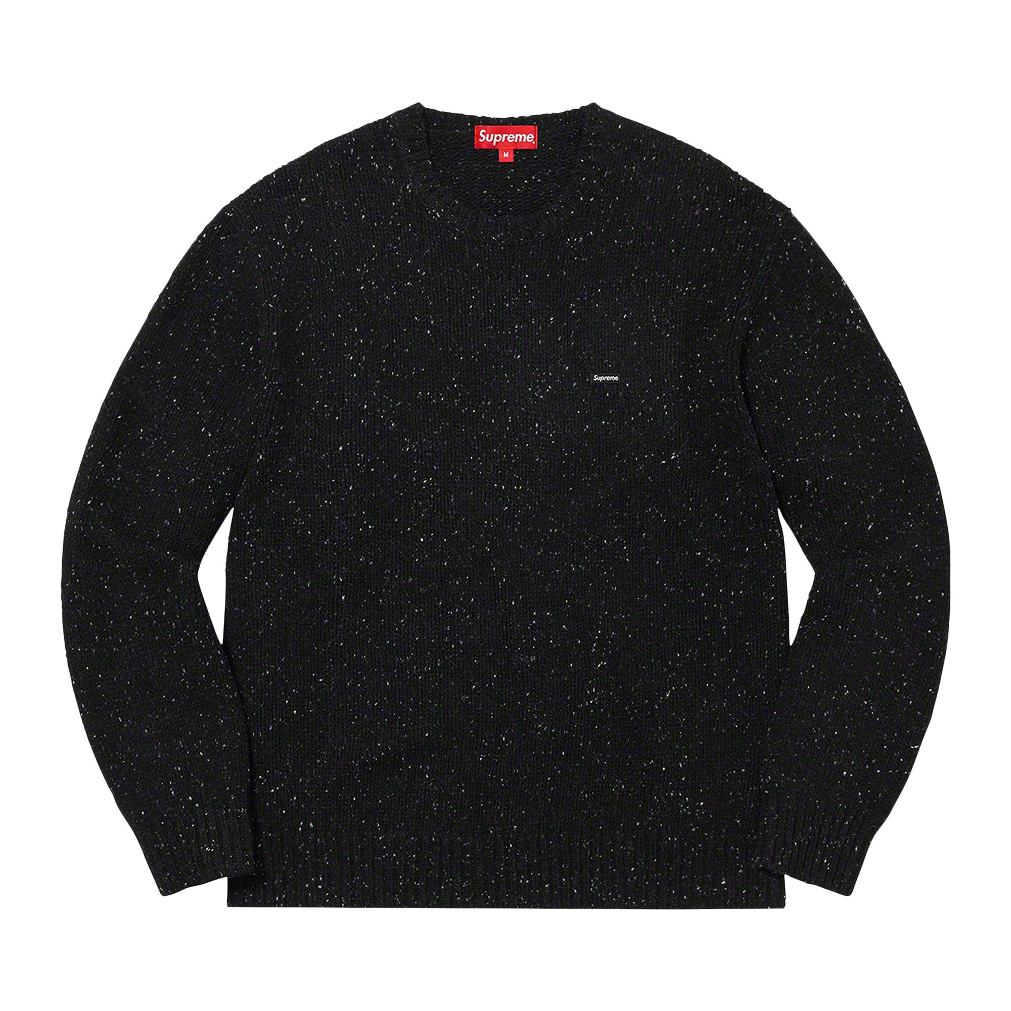 Pre-owned Supreme Small Box Speckle Sweater 'black'