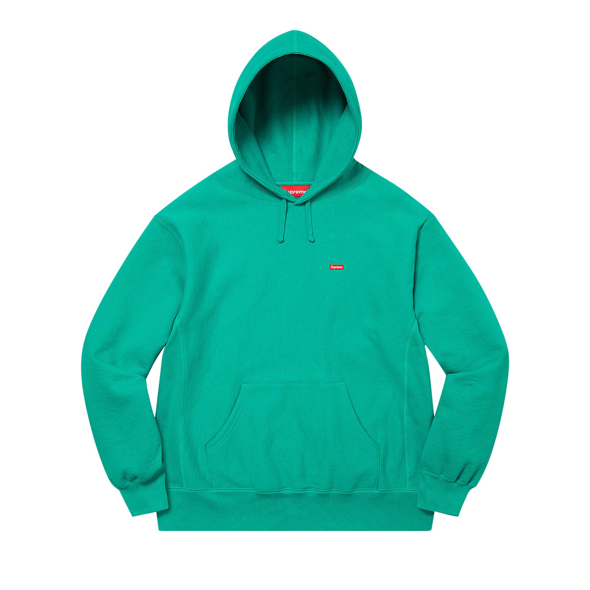 Pre-owned Supreme Small Box Hooded Sweatshirt 'dark Aqua' | Teal | Men's Size L