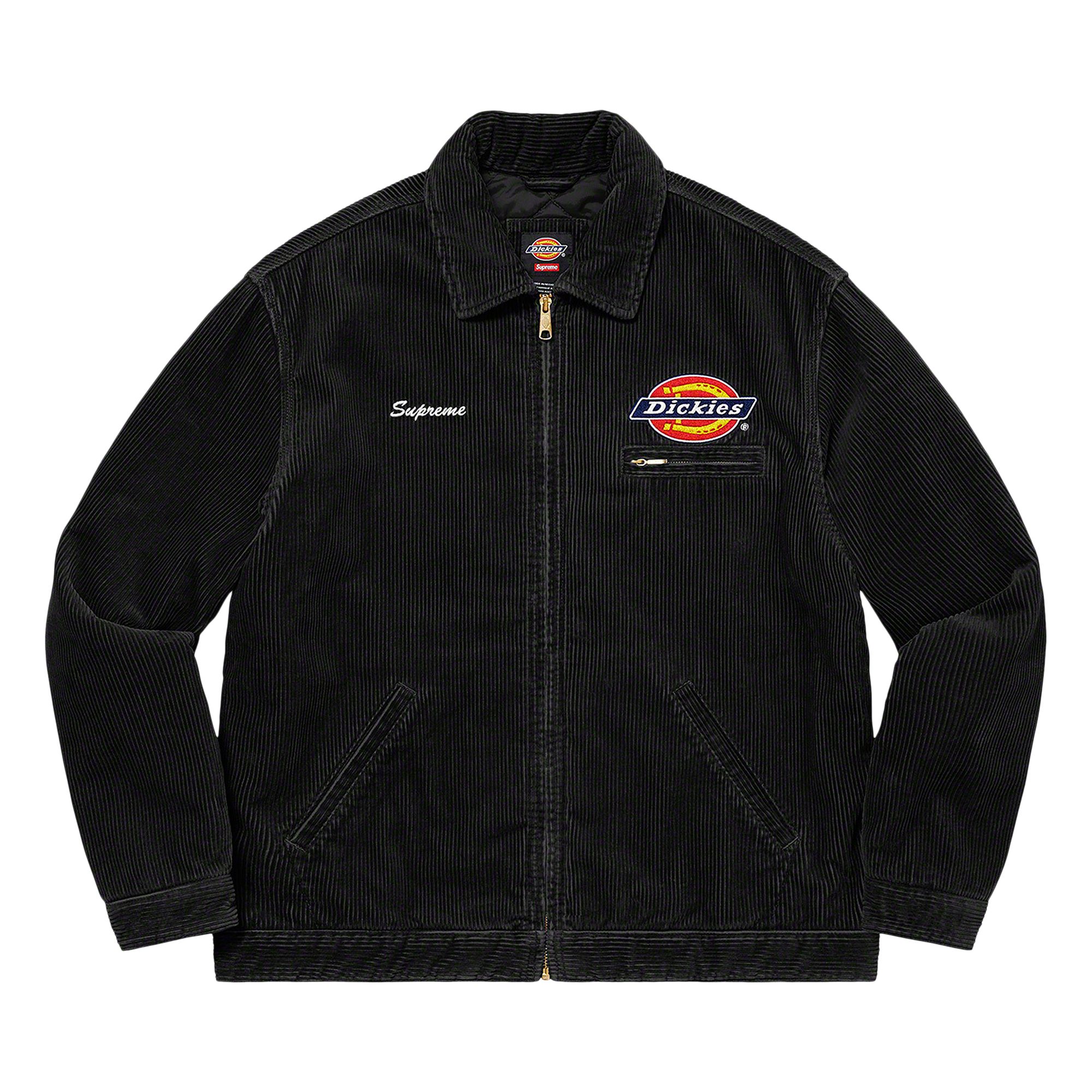 Supreme x Dickies Corduroy Work Jacket 'Black' | Men's Size XL