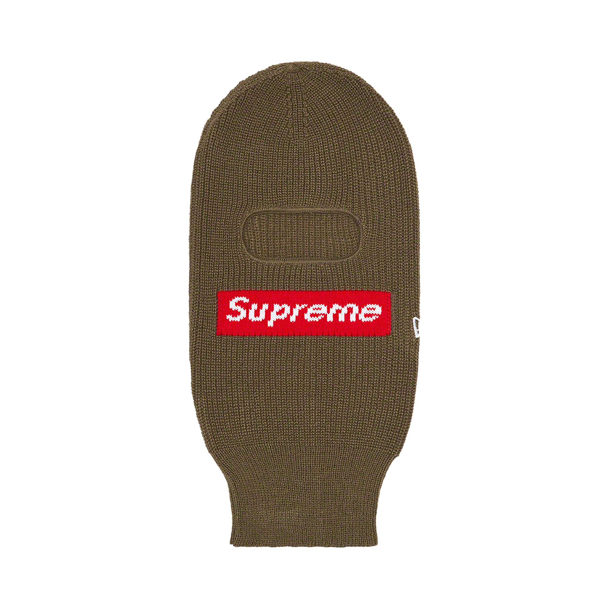 SUPREME SUPREME X NEW ERA BOX LOGO BALACLAVA 'OLIVE'