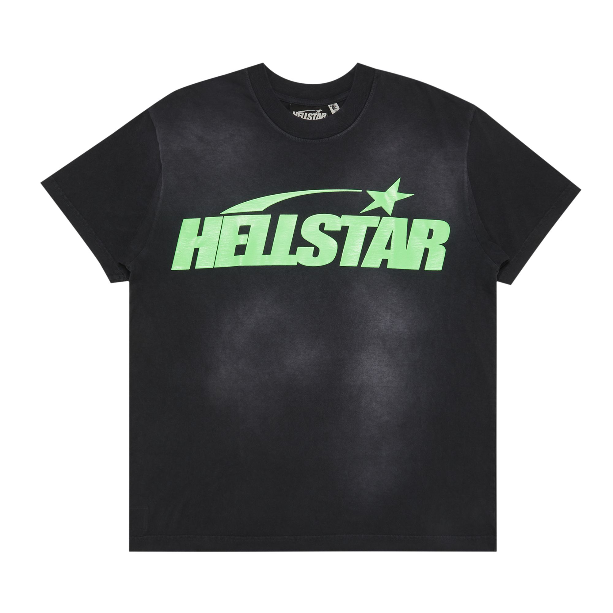 Hellstar Classic T-Shirt (Gel Print) 'Black/Green' | Men's Size XS