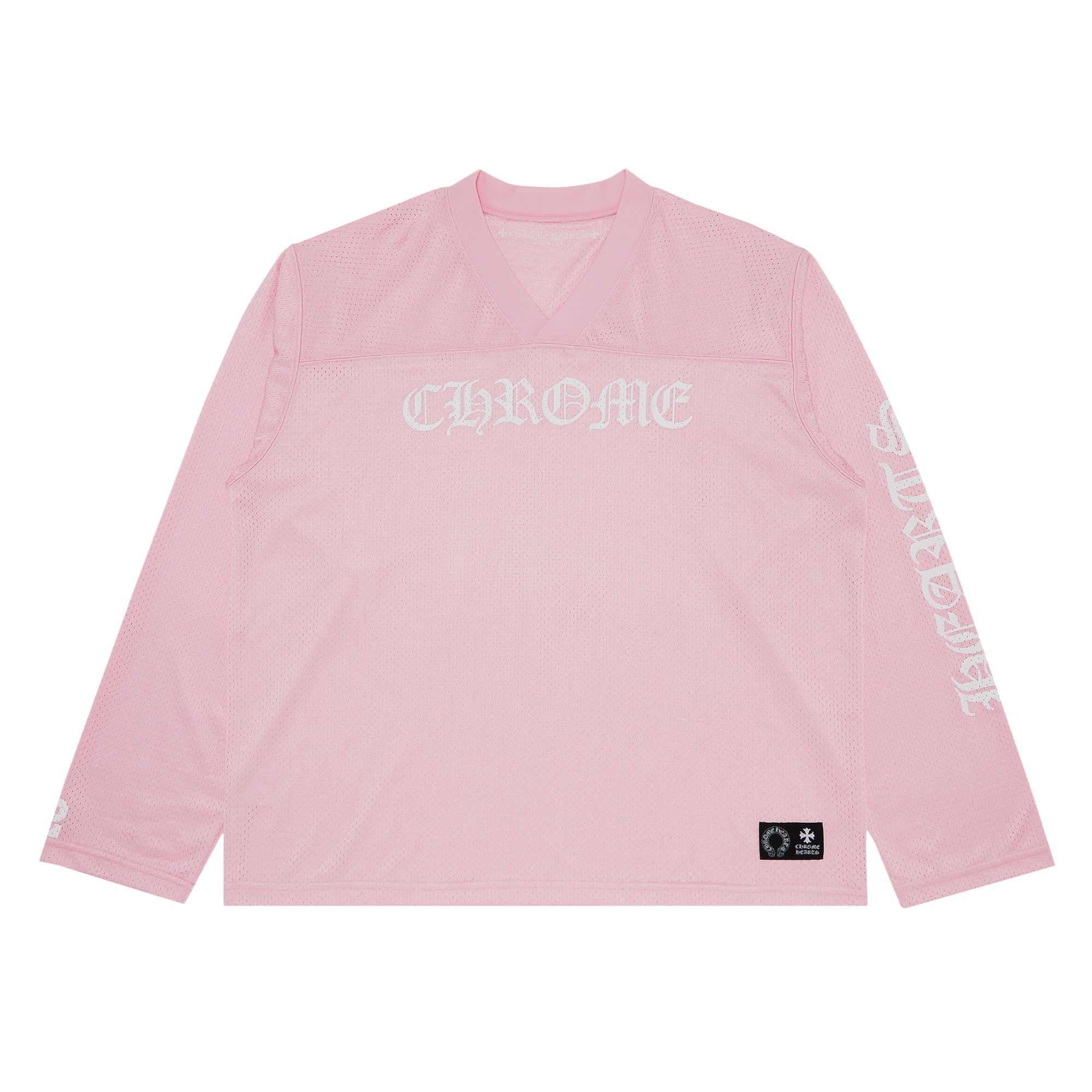 Chrome Hearts Love You Mesh Warm Up Jersey 'Pink' | Men's Size L