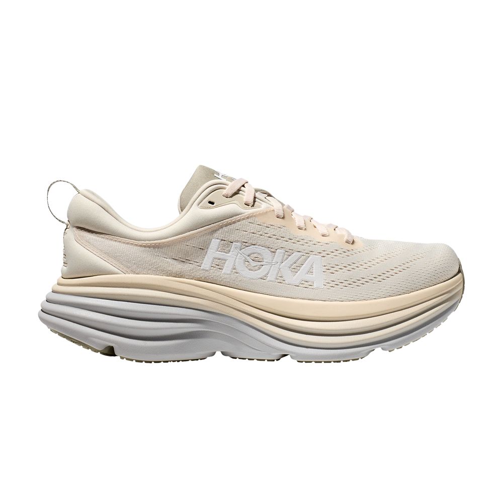 HOKA Bondi 8 'Oat Milk Barley' | Cream | Men's Size 8.5