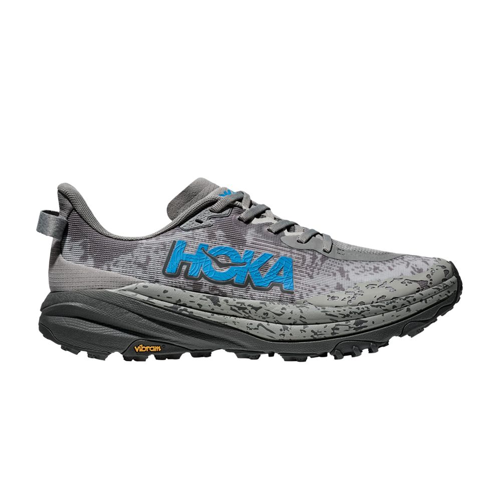 HOKA Speedgoat 6 2E Wide 'Galactic Grey Blue' | Men's Size 7 - 1147830-GCG