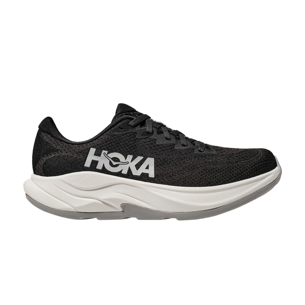 HOKA Rincon 4 2E Wide 'Black White' | Men's Size 10 - 1155132-BWHT
