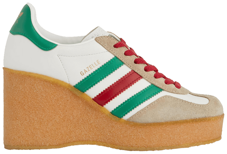 Red adidas wedge sneakers on sale