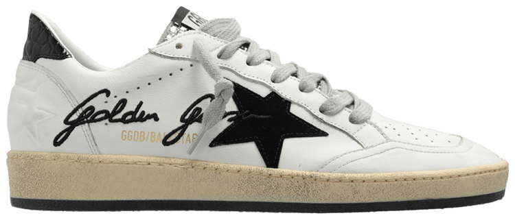 Buy Golden Goose Wmns Ball Star 'White Black Embellishment Buy Golden Goose Wmns Ball Star 'White Black Embellishment