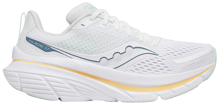 Saucony Wmns Guide 17 White Peel